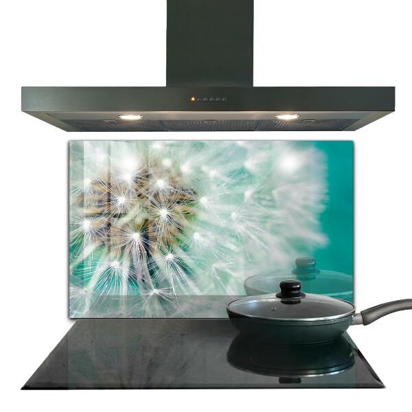 Sklenený obklad do kuchyne Púpava vo veternej elektrárni