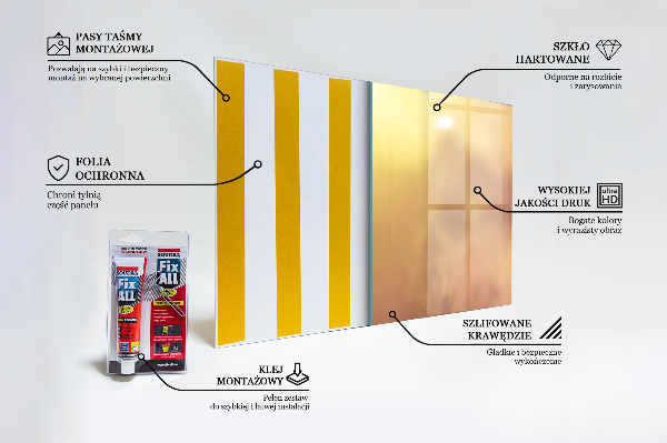 Sklenený obklad do kuchyne Vintage maková rastlina