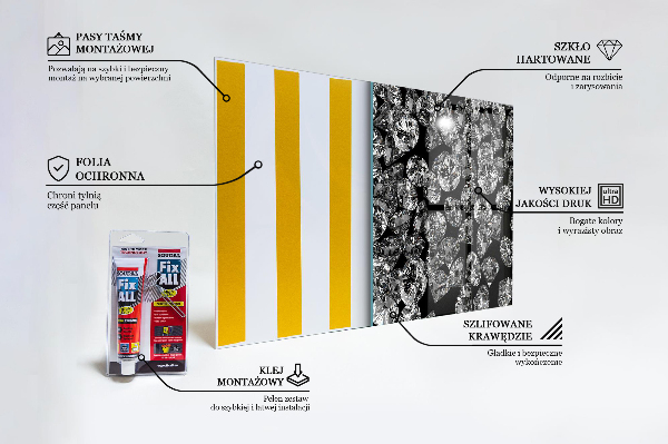 Sklenený obklad do kuchyne Diamonds friends women