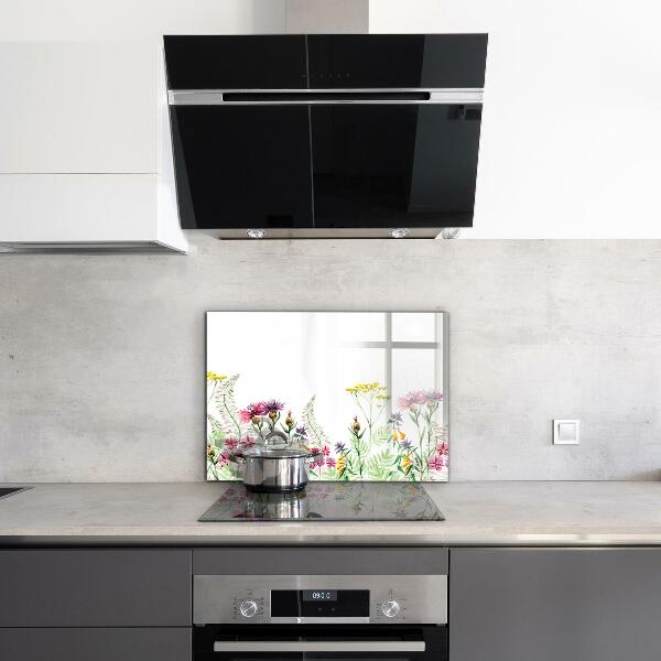 Nástenný panel  Lúka s farebnými kvetmi