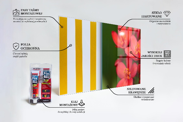 Nástenný panel  Kvitnúce púčiky kvetov