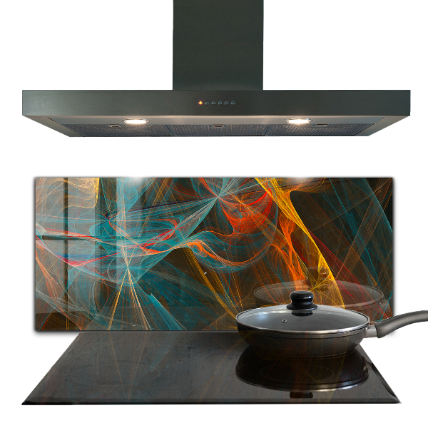 Sklenený obklad do kuchyne Moderný vzor