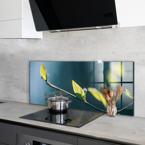 Nástenný panel  Lesklý list na konári