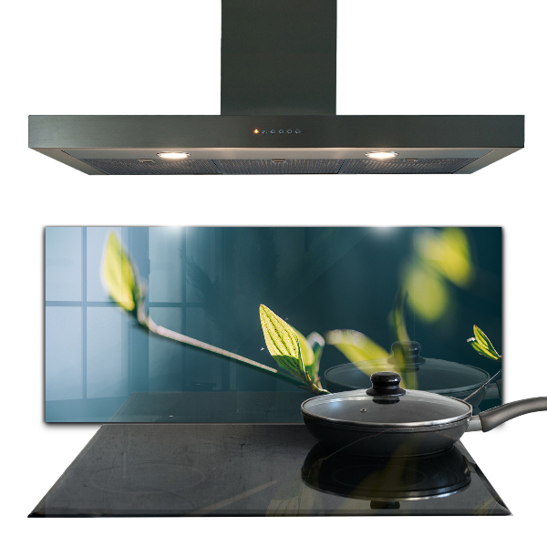 Nástenný panel  Lesklý list na konári