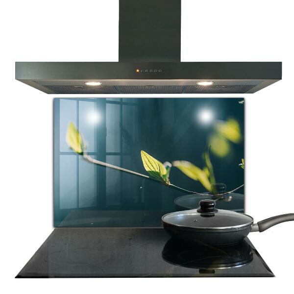 Nástenný panel  Lesklý list na konári