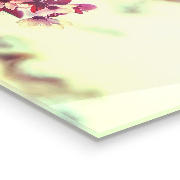 Nástenný panel  Kvitnúci ružový strom