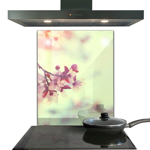 Nástenný panel  Kvitnúci ružový strom