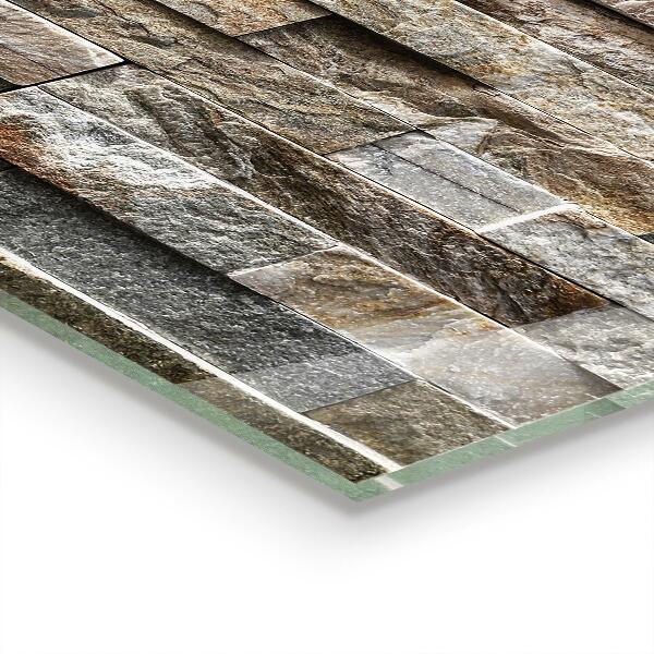 Nástenný panel  Tehla z prírodného kameňa