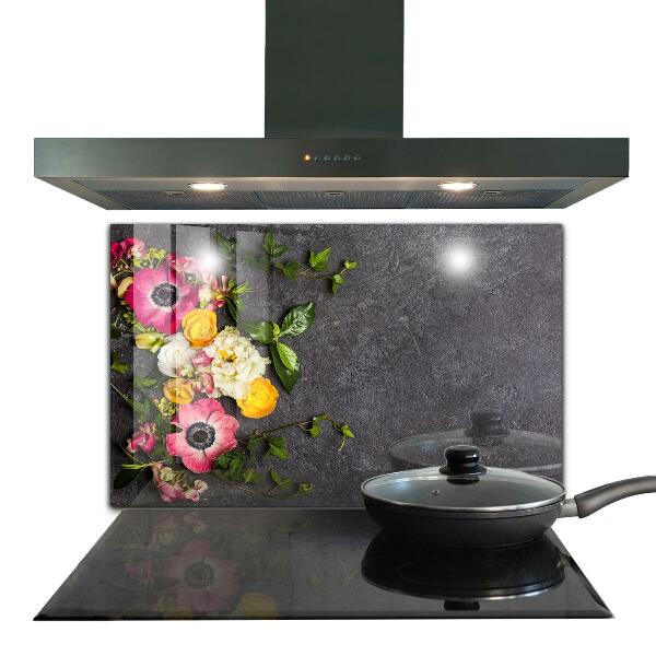 Nástenný panel  Zloženie prírodných kvetov