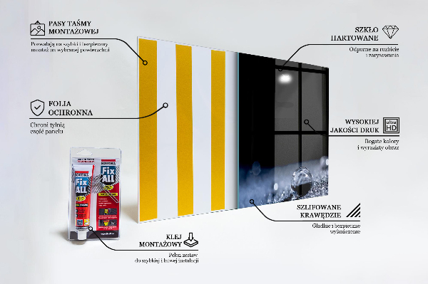 Nástenný panel  Kvapka rosy ráno
