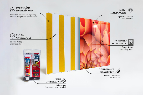 Nástenný panel  Pomarančový kvet