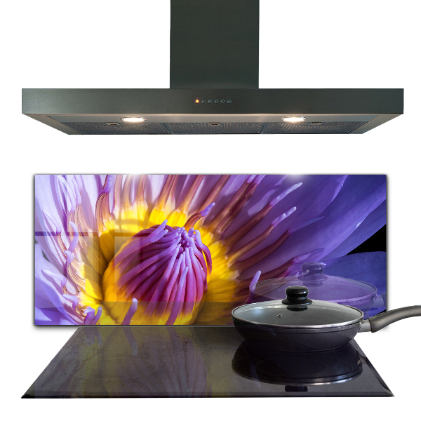 Nástenný panel  Podrobnosti o fialovom kvete