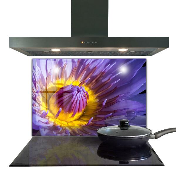 Nástenný panel  Podrobnosti o fialovom kvete