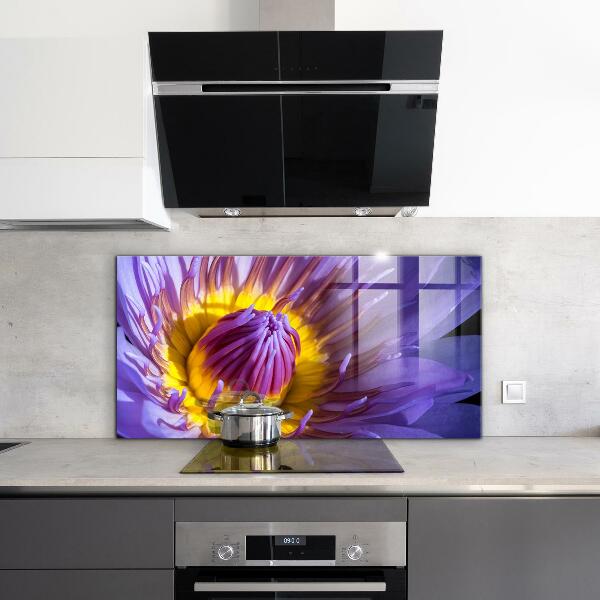 Nástenný panel  Podrobnosti o fialovom kvete