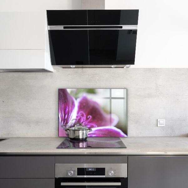 Nástenný panel  Podrobnosti o prírode ružového kvetu