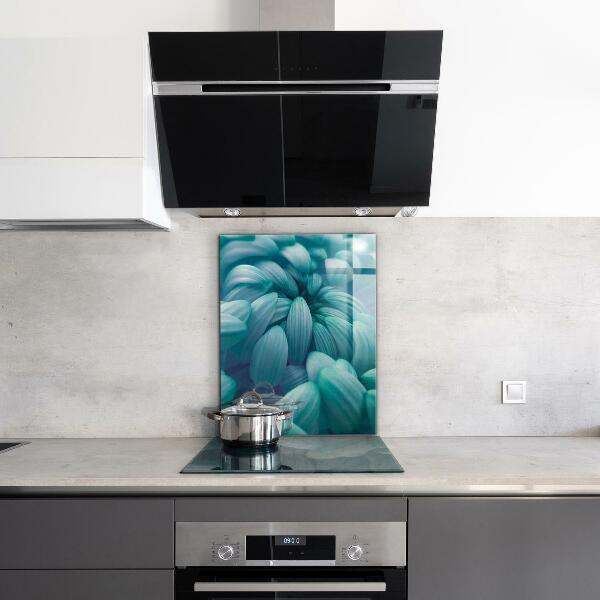 Nástenný panel  Modrá chryzantéma