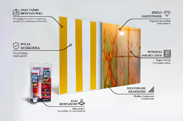 Nástenný panel  Obilné pole pri západe slnka