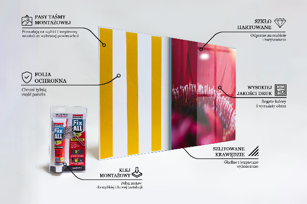 Nástenný panel  Podrobnosti o prírode ružového kvetu