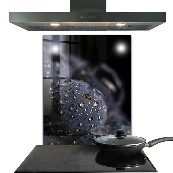 Sklenený obklad do kuchyne Šťavnaté čučoriedky