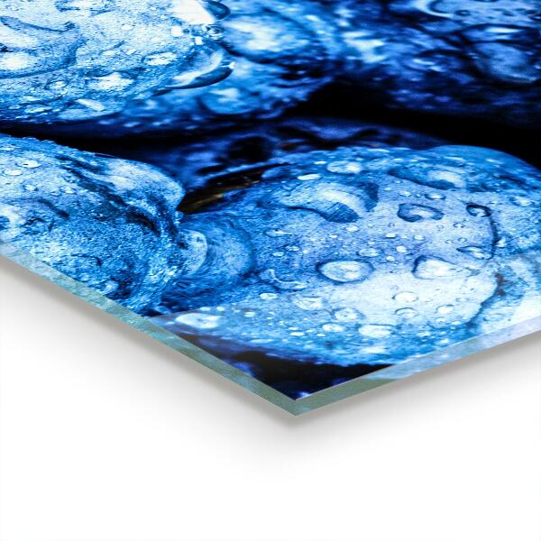 Sklenený obklad do kuchyne Zrelé bobule čučoriedok