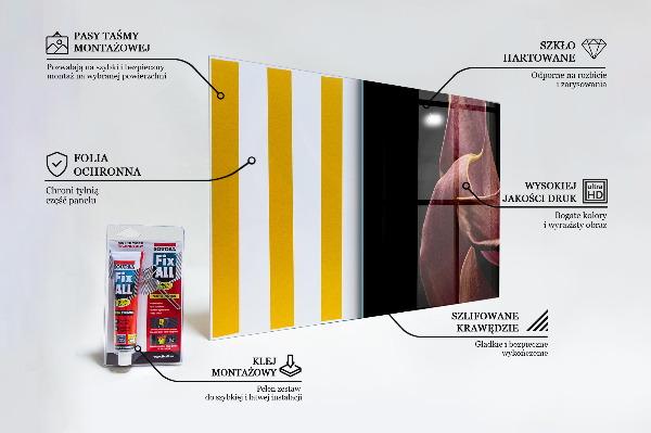 Nástenný panel  Elegantný jemný list