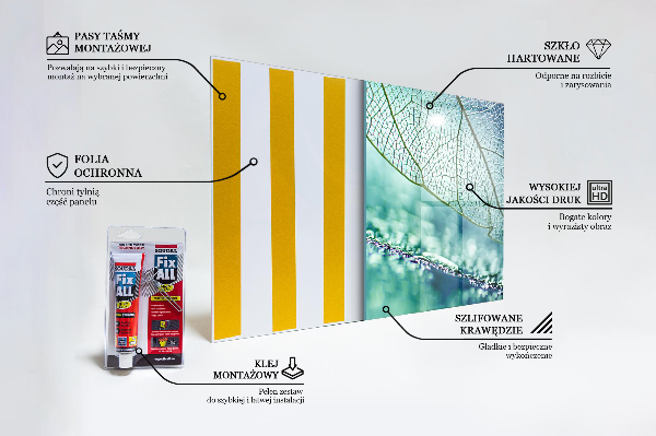 Nástenný panel  Jemná textúra listov