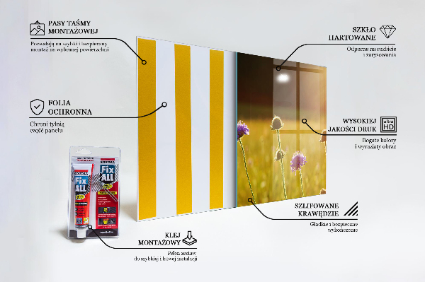 Nástenný panel  Letná kvitnúca lúka