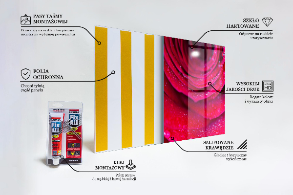 Nástenný panel  Ruža symbol lásky