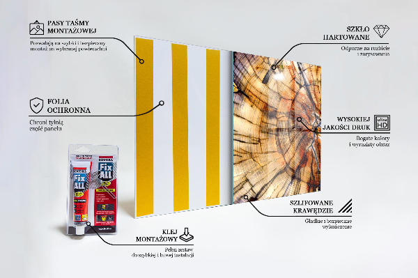 Nástenný panel  Zrná prírodného dreva