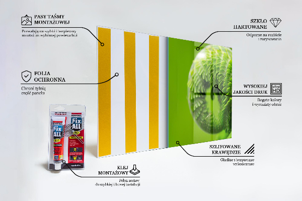 Nástenný panel  Zelený papraďový list