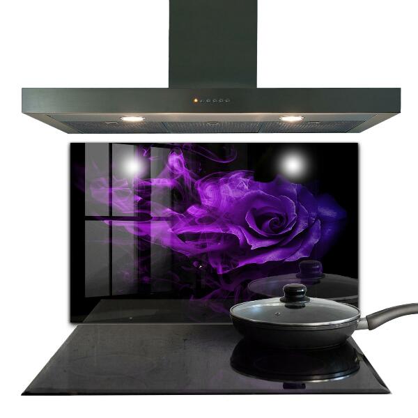 Nástenný panel  Purple rose abstract smoke