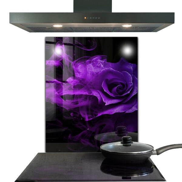 Nástenný panel  Purple rose abstract smoke