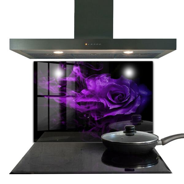 Nástenný panel  Purple rose abstract smoke