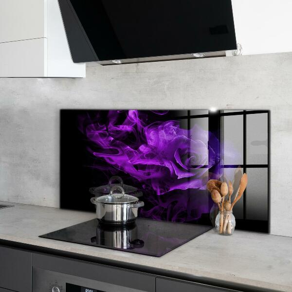 Nástenný panel  Purple rose abstract smoke
