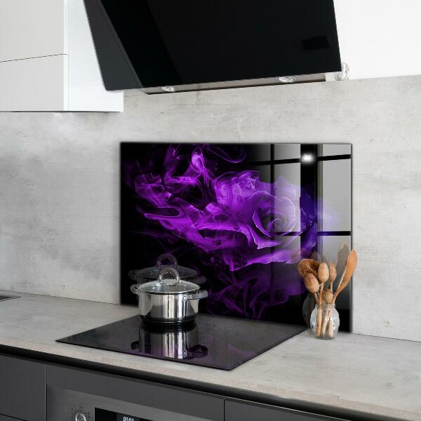 Nástenný panel  Purple rose abstract smoke