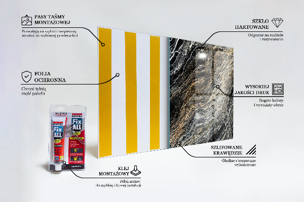 Nástenný panel  Textúra mramorovej žuly