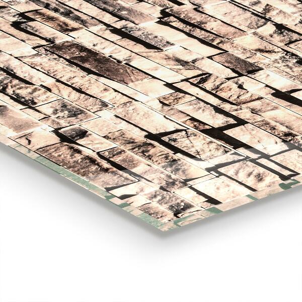 Nástenný panel  Tehla z prírodného kameňa