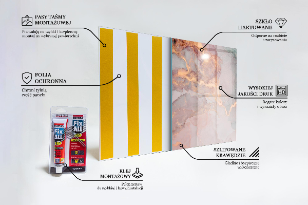 Nástenný panel  Textúra mramoru
