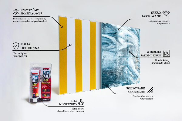 Sklenený obklad do kuchyne Mramorový achát abstrakt