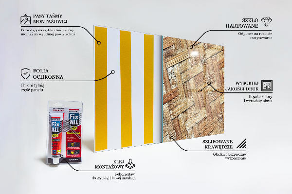 Nástenný panel  Pletený bambusový ratan ázia