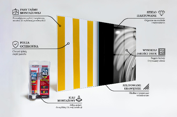 Nástenný panel  Čiernobiela fotografia gerber