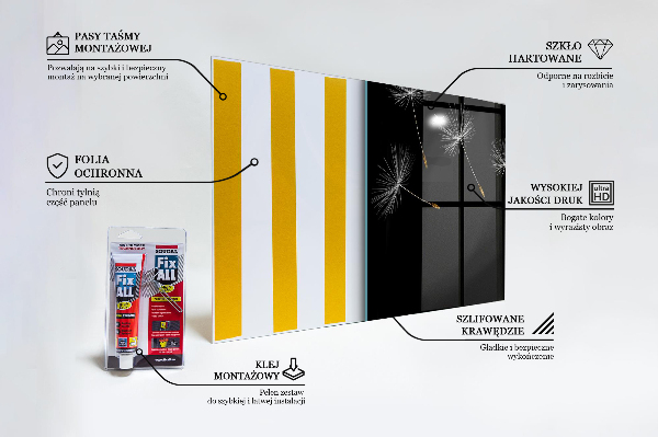 Nástenný panel  Púpavy vo vetre