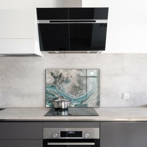 Sklenený obklad do kuchyne Abstraktný farebný vír vzor