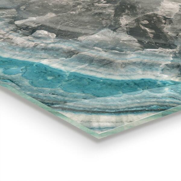 Sklenený obklad do kuchyne Abstraktný farebný vír vzor