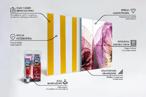 Nástenný panel  Podrobnosti o jemných kvetoch