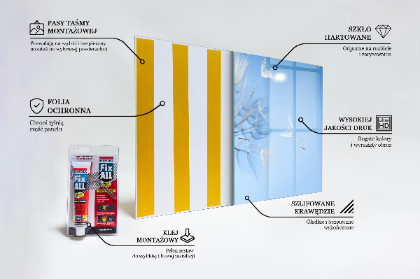 Nástenný panel  Jemné púpavy
