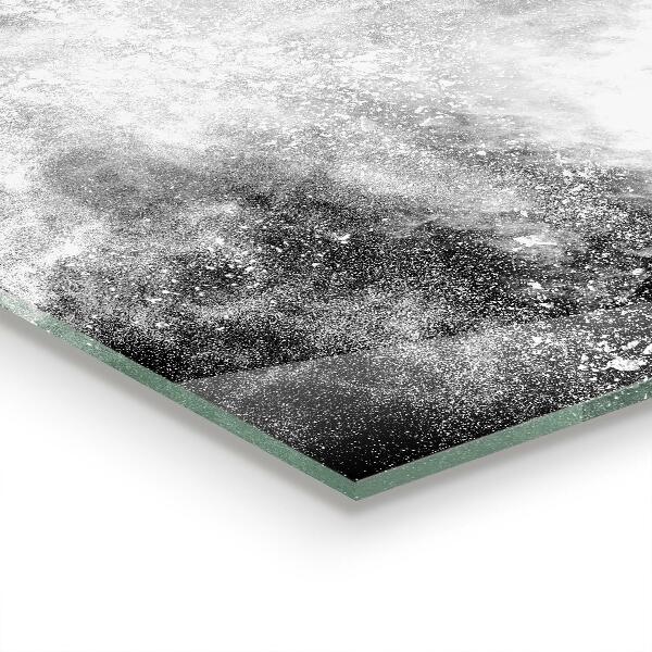 Sklenený obklad do kuchyne Prášková explózia abstrakcia