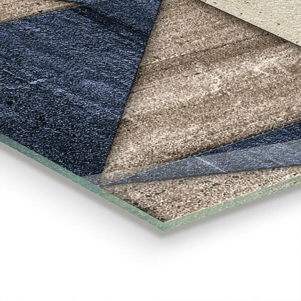 Sklenený obklad do kuchyne Geometrická abstrakcia