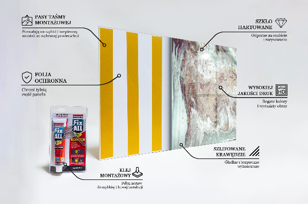 Sklenený obklad do kuchyne Textúra mramorového kameňa