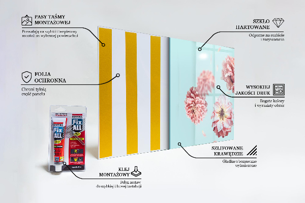 Nástenný panel  Kvetinové vzdušné zloženie